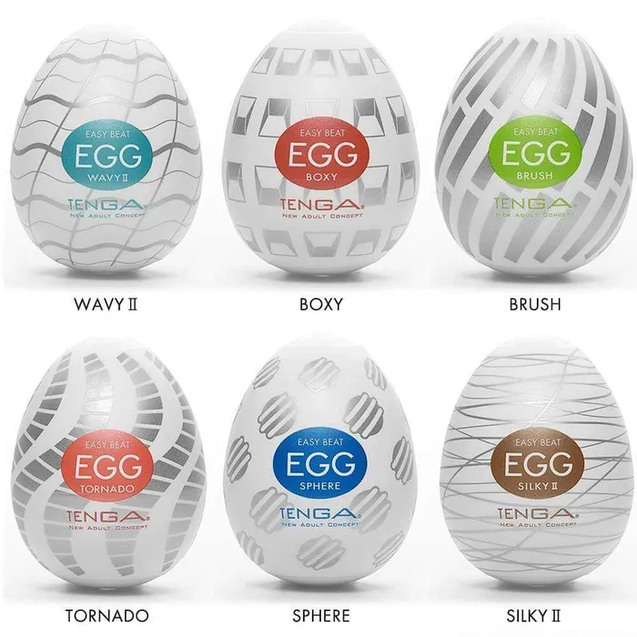 Male Sex Toys Tenga Tenga Egg New Standard Masturbator 6 Pack