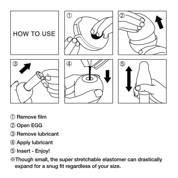 Male Sex Toys Tenga Tenga Egg New Standard Masturbator 6 Pack