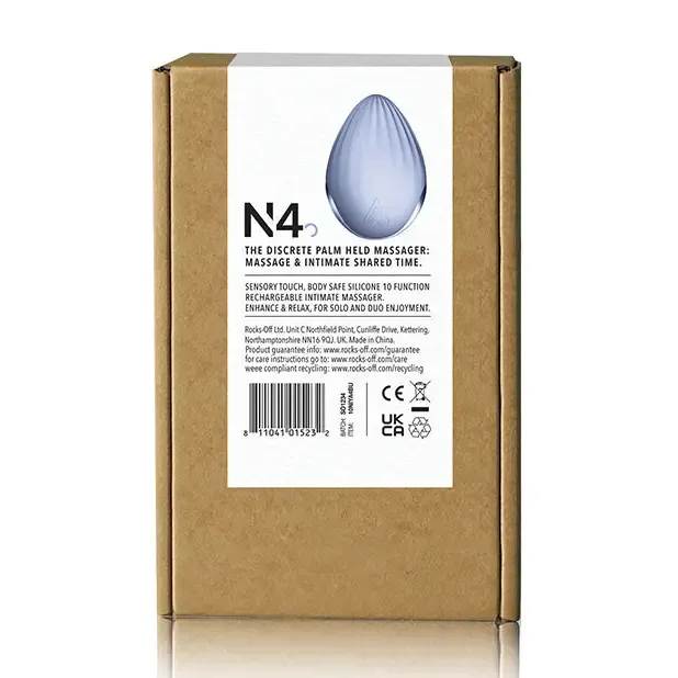 NIYA 4 Rechargeable Silicone Palm Held Massager Cornflower Rocks Off Female Sex Toys NIYA 4 Rechargeable Silicone Palm Held Massager Cornflower Rocks Off Female Sex Toys