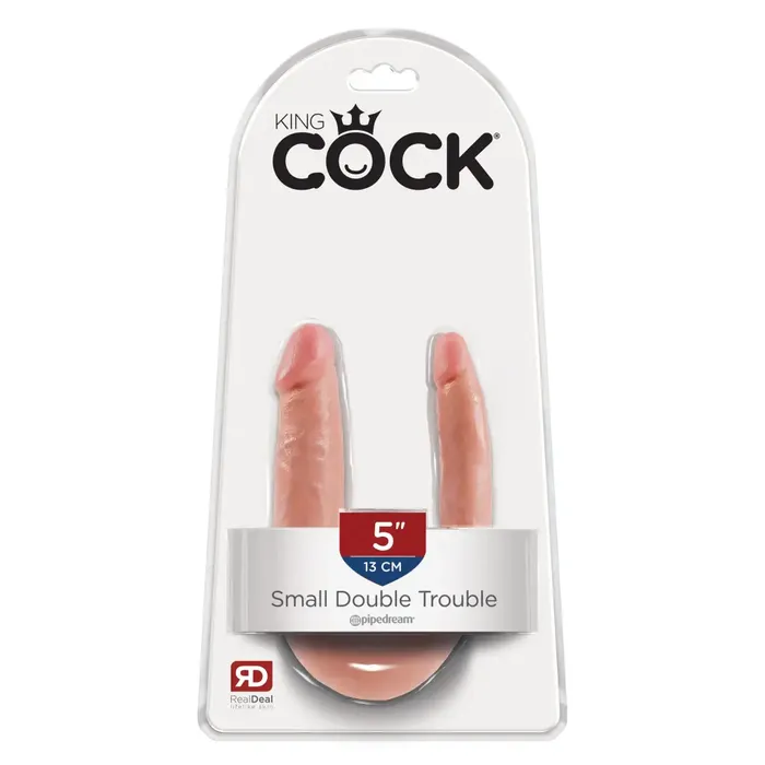 PD Products LLC Dildos Pipedream King Cock Double Trouble Large 7 in Realistic DualEnded Dildo Beige PD Products LLC Dildos Pipedream King Cock Double Trouble Large 7 in Realistic DualEnded Dildo Beige