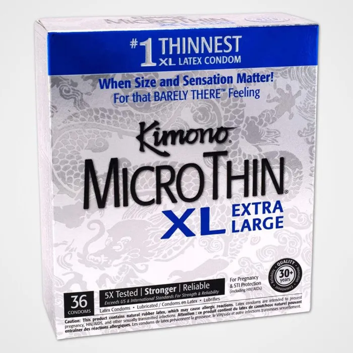 Kimono MicroThin XL Condoms Kimono Male Sex Toys