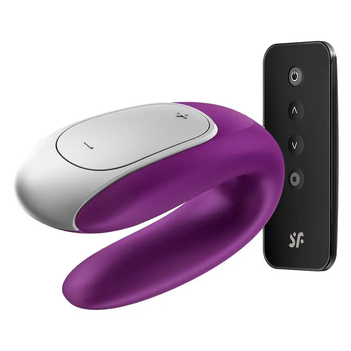 Couples Satisfyer Satisfyer Double Fun AppControlled Couples Vibrator with Remote Control