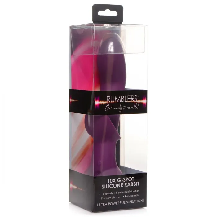 10X GSpot Silicone Vibrator Rumblers Female Sex Toys