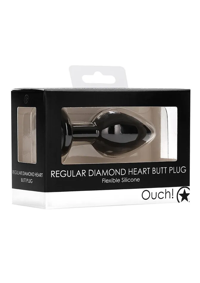 Ouch Diamond Heart Butt Plug Regular Ouch Anal