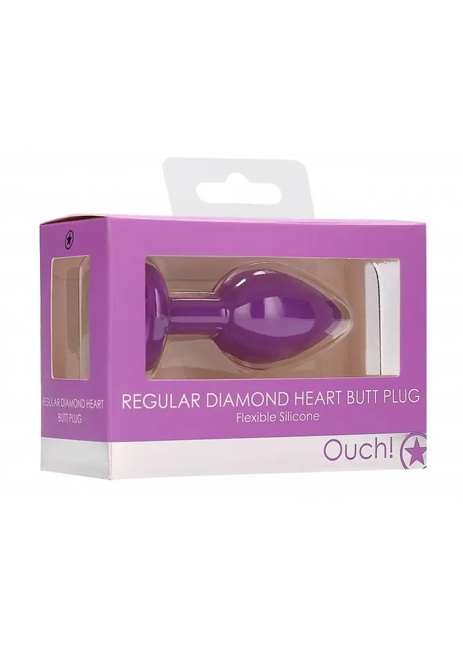 Ouch Diamond Heart Butt Plug Regular Ouch Anal