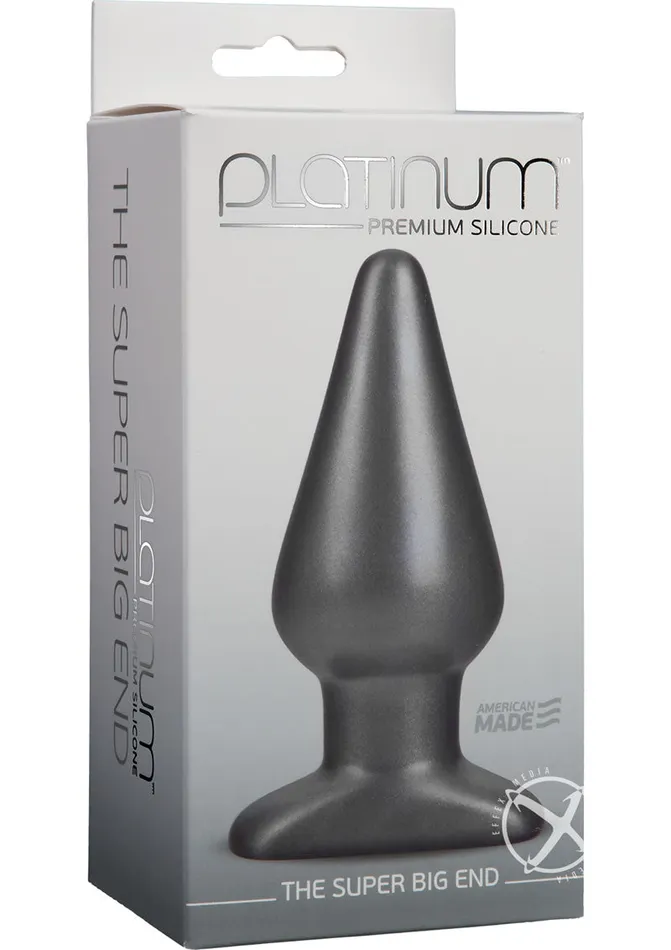 Platinum Premium Silicone Male Sex Toys Platinum Premium Silicone The Super Big End Large Anal Plug