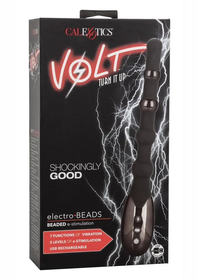 Volt Female Sex Toys Volt ElectroBeads Rechargeable Silicone Wand with Remote Control