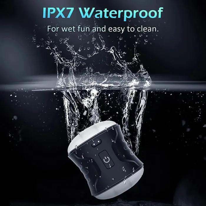 xbelo Male Sex Toys Waterproof Crystal Ribbed Strokers Pocket Pussy Vagina Male Masturbator Cup