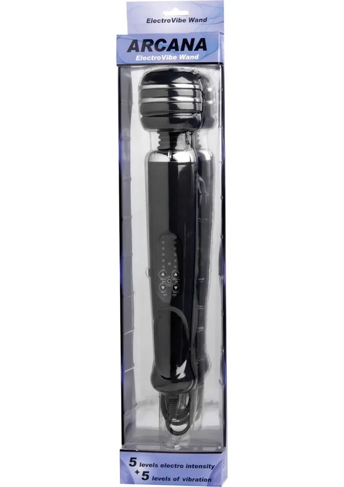 Zeus Electrosex Arcana Electro Vibe Silicone Wand Massager Zeus Electrosex Vibrators