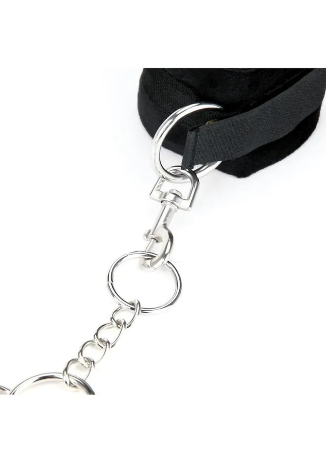 Couples Lux Fetish Lux Fetish Hog Tie with 4 Universal Soft Restraint Cuffs